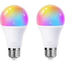 Tr Tuya Bluetooth Akıllı LED Ampuller Rgbcw, E27, Müzik Senkronizasyonu Renk Değiştirme, Oturma