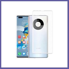Nida Huawei Mate 40 Pro Uyumlu Kılıf Lüx Şeffaf Silikon Nıda