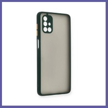 Nida Samsung Galaxy M51 Uyumlu Kılıf Montreal Silikon Kapak - Yeşil Nıda
