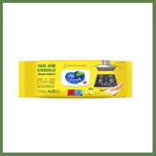 Bezos Yağ ve Kir Çözücü Islak Mendil Limon 85'li HB006