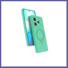 Nida Redmi Note 14 4g Uyumlu Regal Magsafe Standlı Kapak - Yeşil Nıda