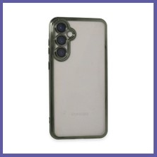 Nida Samsung Galaxy S23 Fe Uyumlu Kılıf Lensli Silikon - Yeşil Nıda