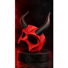Alpin Boynuzlu Maskeli Balo Maskesi - Cosplay, Cadılar Bayramı ve Parti Maskesi 3D Model