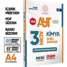 Kara Kutu Yayın Karakutu Yayınları 2027 AYT MEBİ-OGM 3 ADIM Kimya Soru Bankası RENKLİ A4 Boyut Video Çözümlü BASKI ÜCRETİ