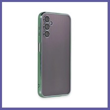 Nida Samsung Galaxy A14 4g Uyumlu Kılıf Lensli Silikon - Yeşil Nıda