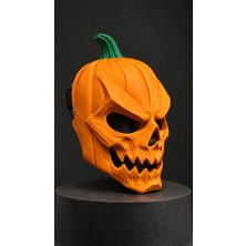 Alpin Balkabağı Kuru Kafa Maskesi - Cadılar Bayramı, Cosplay ve Parti Maskesi 3D Model