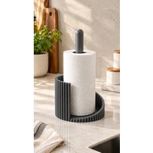 Alpin Spiral Tasarım Oluklu Kağıt Havluluk - Mutfak Tezgah Üstü 3D Stant