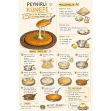 Eseran Print 40 Çeşit Pasta ve Tatlı Tarif Defteri