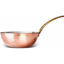 Tr Alacahöyük Bakır Wok Tava 24 cm