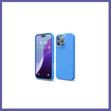 Nida iPhone 16 Pro Uyumlu Kılıf First Silikon - Mavi Nıda
