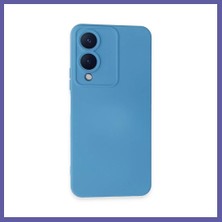 Nida Vivo Y17S Uyumlu Kılıf Nano Içi Kadife Silikon - Mavi Nıda