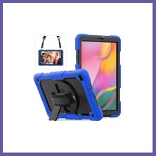 Nida Samsung Galaxy T510 Tab A 10.1 Kılıf Pars Tablet Kapak - Mavi Nıda