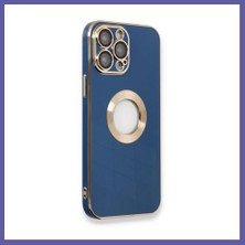 Nida iPhone 14 Pro Max Uyumlu Kılıf Store Silikon - Mavi Nıda