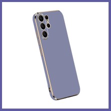Nida Samsung Galaxy S24 Ultra Uyumlu Kılıf Volet Silikon - Mavi Nıda
