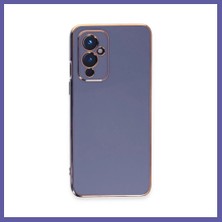 Nida One Plus 9 Kılıf Volet Silikon - Mavi Nıda
