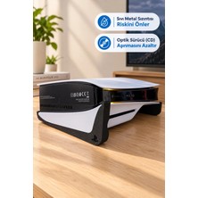 Agelon Playstation 5 Slim Cd'li Versiyon Model Uyumlu Siyah Yatay Stand