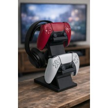 Agelon Playstation 5 Uyumlu 2’li Kol ve Kulaklık Tutucu Stand