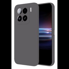 Xiaomi Mi 15 Pro Kılıf Nano Içi Kadife Silikon - Gri