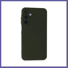 Nida Samsung Galaxy A15 4g Uyumlu Kılıf Nano Içi Kadife Silikon - Koyu Yeşil Nıda