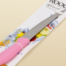 Homedius Rooc Çok Amaçlı Tırtıklı  Bıçak Pembe-28 cm