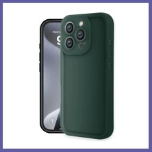 Nida iPhone 16 Pro Max Uyumlu Kılıf Viera Silikon - Koyu Yeşil Nıda