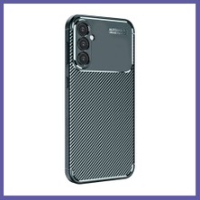Nida Samsung Galaxy A16 5g Uyumlu Kılıf Auto Focus Karbon Kapak - Koyu Yeşil Nıda