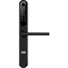 Kale KD050/50-200 Akıllı Kapı Kilidi Parmak Izli Şifreli Kartlı Bluetooth Mobil Uygulamalı Siyah