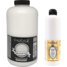 Tr Hybrid Acrylic Multisurfaces 2 Litre H-003 + 750ML Yarı Mat Vernik Seti, Eskimiş Beyaz