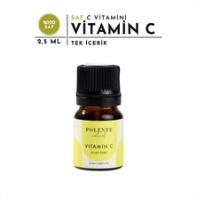 Polente Natural %100 Pure Vitamin C- Leke Karşıtı %100 Saf C Vitamini (2,5 ml)