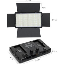 Tr Bf Pro Panel LED Pro 600 Bi-Color Kamera Üstü Işık (2 Adet F770 Batarya ve Şarj Aleti Hediye