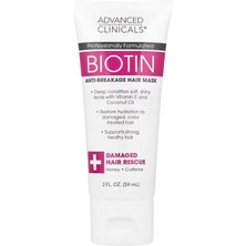Advanced Clinicals Biotin Kırılma Karşıtı Güçlendirici Saç Maskesi 59ML