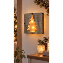 Magicledcorner Ahşap Çam Ağacı Desenli Pano