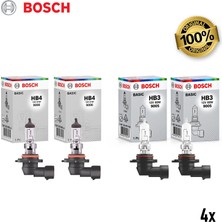 Bosch HB4 + HB3 Far Ampul Set Halojen 12V 60W (4 Adet)