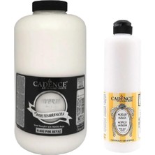 Tr Akrilik Boya Multisurfaces, 2 Litre Pak Beyaz H-002 + 500ML Yarı Mat Vernik Seti