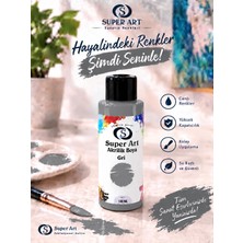 Tr Art Multisurface Akrilik Boya 100 ml (Gri)
