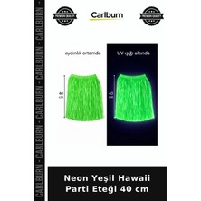 Carlburn Neon Yeşil Hawaii Parti Eteği 40 cm Eğlence Aksesuarı Gösteri Ürünü Sahne Detayı
