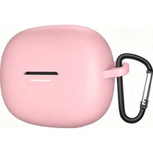 Noktaks Redmi Buds 8 Pro 2026 (M2535E1) Uyumlu Kılıf Standart Silikon Kılıf - Pembe - T44203