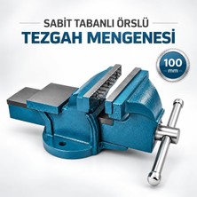 Tr HD21100 Tezgah Mengenesi Sabit Tabanlı Örslü 100 mm Maksimum 10 cm Ağız Açıklığı Ağır