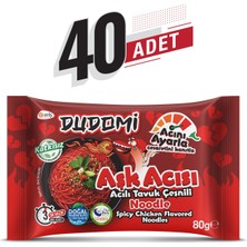 Dudomi Aşk Acısı (Acılı Tavuk Çeşnili) Noodle Poşet 80 Gr 40lı