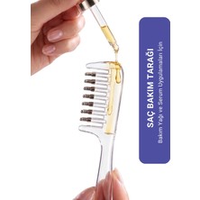 Radix Radıx  Metal Uçlu Saç Dibi Serum ve Saç Bakım Yağı Uygulama Tarağı