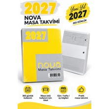 Nova 2027 Yeni Yıl 365 Günlük Blok Masa Takvimi