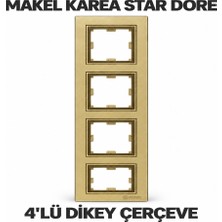 Makel Karea Star Dore 4'lü Dikey Çerçeve