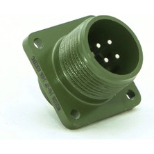 Maojwei MS3102-18-10P ,düz/sabit M25/4PIN /erkek Konnektör