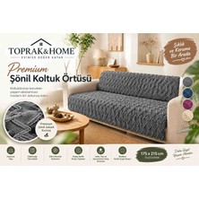 Toprak Sport Toprak&home Kaymaz Taban  Kadife Koltuk Örtüsü 170X210 cm – Çekyat Örtüsü – Koltuk Koruyucu