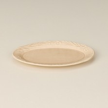 Evidea Kitchen Rustic Oval Kayık - Kırık Beyaz - 20 cm