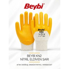 Beybi Kn2 Pamuk Astarlı Nitril Eldiven No:9/10 -12'li Paket
