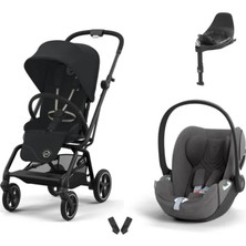 Cybex Eezy S Twist+2 Travel Sistem | Magic Black & Cloud T Plus Bazalı Mirage Grey