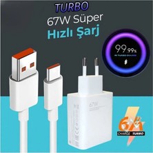 Özmen Xiaomi Redmi Note 11/11PRO/12/12 PRO/13/13PRO/14/14PRO Uyumlu Turbo Hızlı Şarj Cihazı Aleti