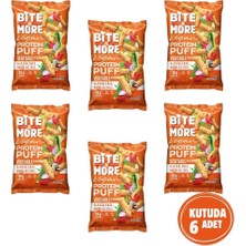Bite & More Sebzeli Vegan Protein Puff (50G x 6 Adet)