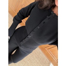 Miss Beyoğlu Triko Dres - Hırka ve Pantolon Takım 6 Renk